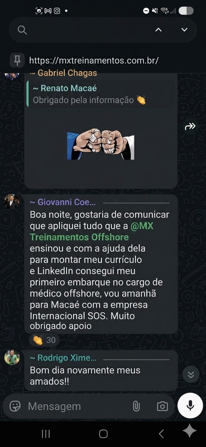 Aluno conquista primeiro embarque como médico offshore com a Internacional SOS